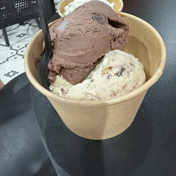 Be Free Craft Ice Cream Cafe - Three scoop cup! Dark Matter, Espresso, and Pistachio! Heavenly! - Coffee & Tea Near Me - Virginia Beach, Virginia Be Free Craft Ice Cream Cafe - Three scoop cup! Dark Matter, Espresso, and Pistachio! Heavenly! - Coffee & Tea Near Me - Virginia Beach, Virginia