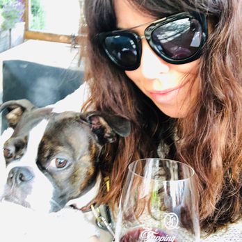 Topping & Legnon Wines - a woman and her dog - Wine Tasting Room Near Me - Santa Rosa, California Topping & Legnon Wines - a woman and her dog - Wine Tasting Room Near Me - Santa Rosa, California