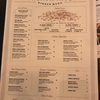 Taureaux Tavern - Menu - French Near Me - Chicago, Illinois Taureaux Tavern - Menu - French Near Me - Chicago, Illinois