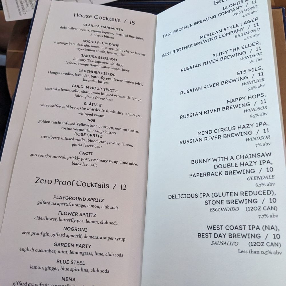 Twelvemonth - Cocktail Menu May 2025 - Vegan Near Me - Burlingame, California Twelvemonth - Cocktail Menu May 2025 - Vegan Near Me - Burlingame, California