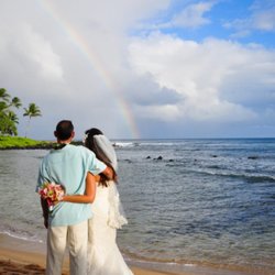 Alohana Kauai Weddings - Wedding rainbow !!