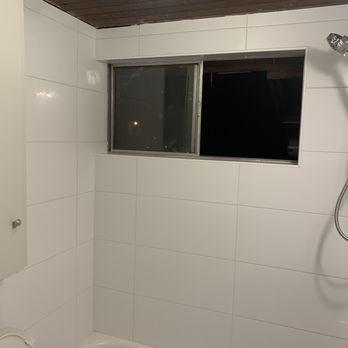 C3 Design - shower after!!! we originally wanted different tile but they worked with us to find a good solution since the walls weren't level - General Contractors Near Me C3 Design - shower after!!! we originally wanted different tile but they worked with us to find a good solution since the walls weren't level - General Contractors Near Me