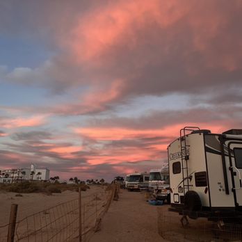 Wandering Individuals Network - Sunset at our Mexico campground - Travel Agents Near Me Wandering Individuals Network - Sunset at our Mexico campground - Travel Agents Near Me