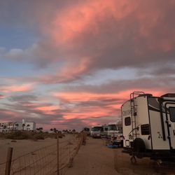 Wandering Individuals Network - Sunset at our Mexico campground