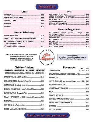 Menu photo 3 New Munson Diner Liberty, NY