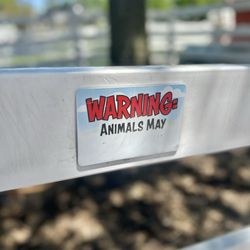 Columbian Park Zoo - Warning, animals may ... do anything