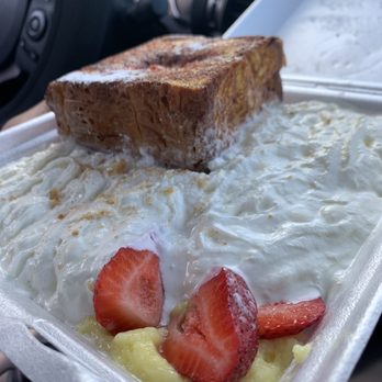Button Up Cafe - Stuffed Strawberry Cheesecake French Toast - Breakfast & Brunch Near Me - Pearl City, Hawaii Button Up Cafe - Stuffed Strawberry Cheesecake French Toast - Breakfast & Brunch Near Me - Pearl City, Hawaii