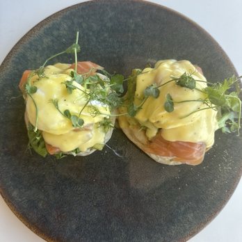 The Atlantic at the Tryst - Salmon Benedict - Latin American Near Me - San Juan, Puerto Rico The Atlantic at the Tryst - Salmon Benedict - Latin American Near Me - San Juan, Puerto Rico