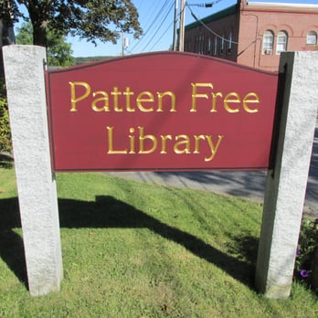 Patten Free Library - Nice sign - Libraries Near Me - Bath, Maine