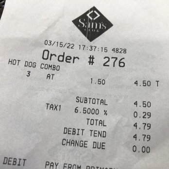 Sam's Club - 3 giant hotdogs and 3 giant drinks for $4.79 - Wholesale Stores Near Me - Orlando, Florida Sam's Club - 3 giant hotdogs and 3 giant drinks for $4.79 - Wholesale Stores Near Me - Orlando, Florida