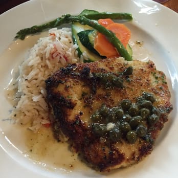 Manuel's Bread Cafe - Split plate of Chicken Piccata-- good size and delicious! - French Near Me - North Augusta, South Carolina
