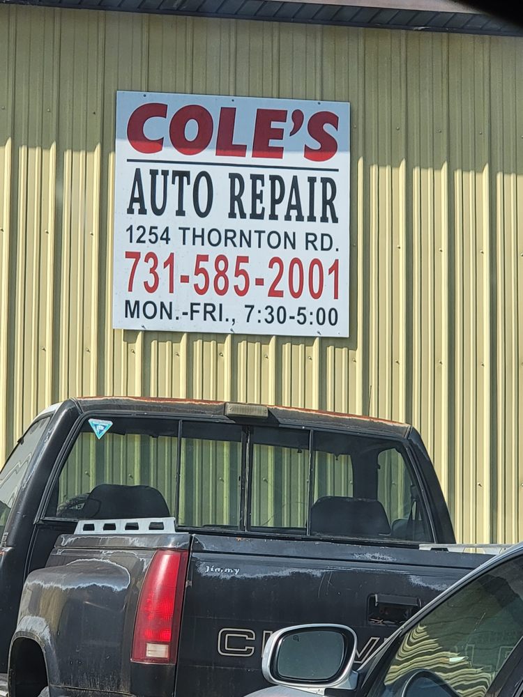 COLE’S AUTO & BODY SHOP Updated September 2024 1260 Thornton Rd