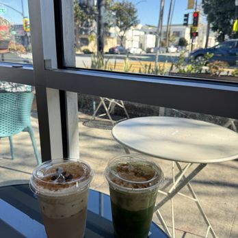 Academic Coffee - Banana cream matcha latte and banana cream pie latte! - Bakeries Near Me - San Jose, California