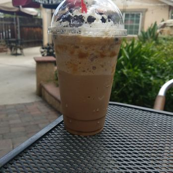 White Rabbit Coffee Co - Blended Heath Mocha with cookies and espresso beans. Amazing! - Coffee & Tea Near Me - Yucaipa, California White Rabbit Coffee Co - Blended Heath Mocha with cookies and espresso beans. Amazing! - Coffee & Tea Near Me - Yucaipa, California