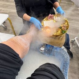 Mocha pedicure Mocha pedicure