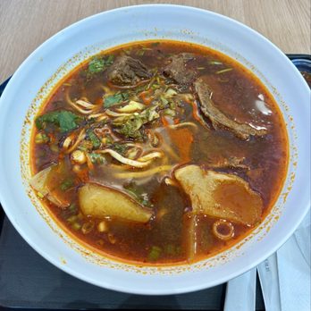 Bafang Dumpling - Mala Beef Noodle Soup (Spicy) - Dim Sum Near Me - Santa Clara, California