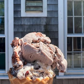 The Juice Bar - Two scoops in a waffle cone - Ice Cream & Frozen Yogurt Near Me - Nantucket, Massachusetts The Juice Bar - Two scoops in a waffle cone - Ice Cream & Frozen Yogurt Near Me - Nantucket, Massachusetts