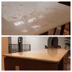 Lux Natural Stone Care - Kitchen Marble Countertop. Diamond sanded, polished and sealed. https://luxnaturalstonecare.wixsite.com/marblepolishinglalb