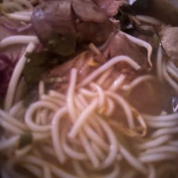 Bun Bo hue (not a great photo but this dish is fantastic )
