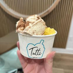 Tutti Gelato Cafe - Tiramisu and Mango Sorbet