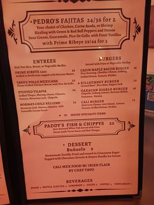 Menu photo 3 Two Frogs Upland, CA