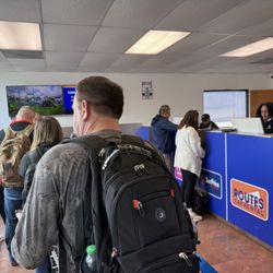 Routes Car Rental - LONG lines few reps to help AND few cars to rent