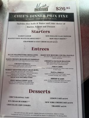 Menu photo 3 Market Grille Manchester, CT