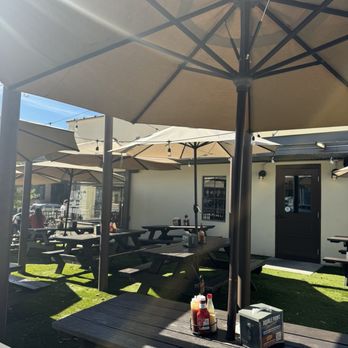 Sam Jones BBQ - Outside seating area - Barbeque Near Me - Raleigh, North Carolina