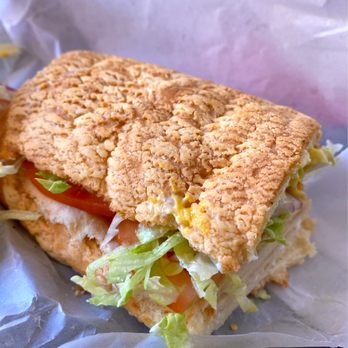 SubVegan - The Dutch Crunch bread is yummm. This is just half of Regular - Sandwiches Near Me - Santa Ana, California SubVegan - The Dutch Crunch bread is yummm. This is just half of Regular - Sandwiches Near Me - Santa Ana, California