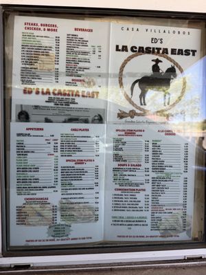 Menu photo 1 Ed's La Casita East Globe, AZ Menu photo 1 Ed's La Casita East Globe, AZ