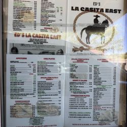 Ed's La Casita East - Menu- June 2026
