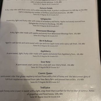 Brix Cider - Cider menu - Cideries Near Me - Mount Horeb, Wisconsin