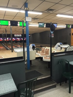 Ron's Gourmet Ice Cream and Twentieth Century Bowling Alley by null