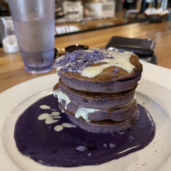 The Bongo Room - Ube pancakes - New American Near Me - Chicago, Illinois