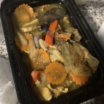 M Thai Kitchen - Spicy Eggplant with chicken (comes with rice) - Thai Near Me - Edgewater, Maryland