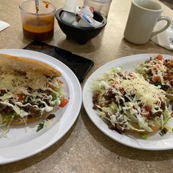 Nardo's Fine Mexican Food - Asada Gordita & 2 Asada Sopes. Delicioso!