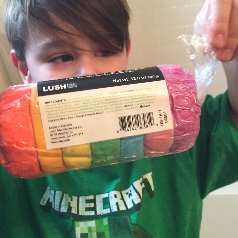 Lush Cosmetics - Look at the the colors of the rainbow - Cosmetics & Beauty Supply Near Me - San Antonio, Texas
