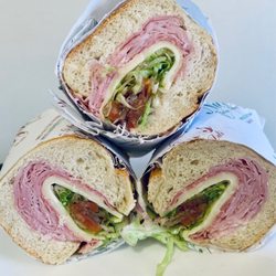 Nicolo's Italian Bakery and Deli - Italian Hero cut into 3's!