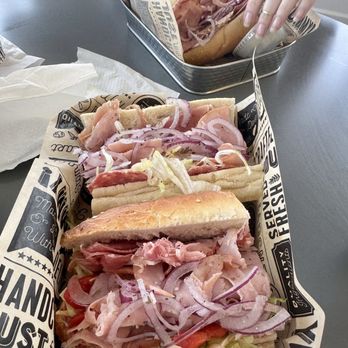 Slack's Hoagie Shack - The Godfather Hoagie and Italian Deluxe Hoagie - Sandwiches Near Me - Warrington, Pennsylvania