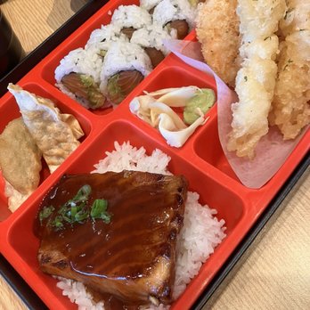 Sushi Box - Salmon teriyaki bento box $20 - Japanese Near Me - Burnaby, British Columbia Sushi Box - Salmon teriyaki bento box $20 - Japanese Near Me - Burnaby, British Columbia