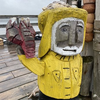 Sprague's Lobster - Statue at Sprague's - Seafood Near Me - Wiscasset, Maine Sprague's Lobster - Statue at Sprague's - Seafood Near Me - Wiscasset, Maine