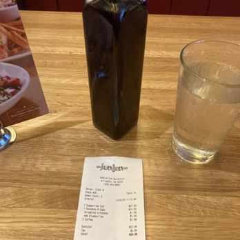 Silver Diner - Hot maple flavored syrup and receipt. - New American Near Me - Arlington, Virginia Silver Diner - Hot maple flavored syrup and receipt. - New American Near Me - Arlington, Virginia