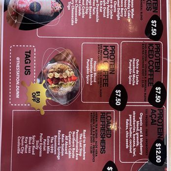 The Station Nutrition - Menu - Coffee & Tea Near Me - Dunnellon, Florida The Station Nutrition - Menu - Coffee & Tea Near Me - Dunnellon, Florida