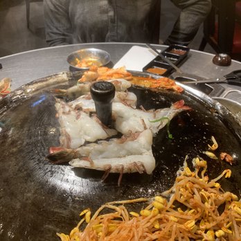 Honey Pig - Jumbo tiger shrimp. Notice the lack of Bahn Chan - Korean Near Me - Duluth, Georgia