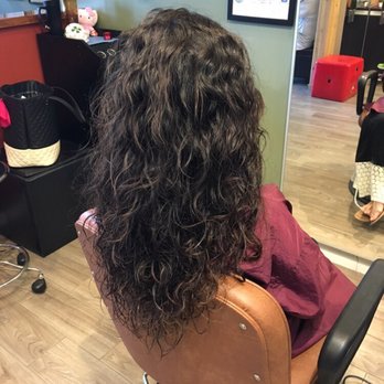 Jessica Hair Studio - My natural hair is stick straight... Spiral digital perm done by Jessica! - Hair Salons Near Me - Houston, Texas Jessica Hair Studio - My natural hair is stick straight... Spiral digital perm done by Jessica! - Hair Salons Near Me - Houston, Texas