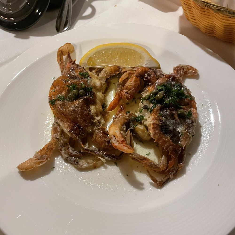 Chez Max Restaurant - Special of the day, only word you need to know is softshell crabs - French Near Me - Richmond, Virginia