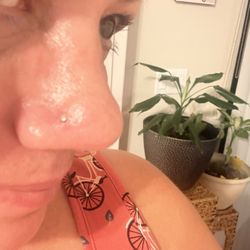 Goodfellas Tattoos - One week nose piercing.