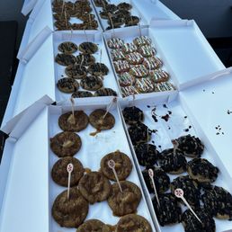 Assorted mini cookies - yum!