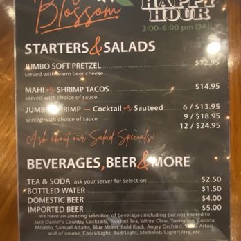 The Orange Blossom General Store - Menus - Beer Bar Near Me - Winchester, Tennessee The Orange Blossom General Store - Menus - Beer Bar Near Me - Winchester, Tennessee