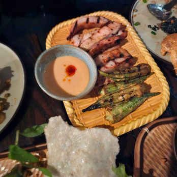 Mộc Mạc - Mã Heo Nướng Chao/Charred Pork Jowl- Pork marinated in bean curd, slowly grilled on open flame. $12. Excellent - Vietnamese Near Me - New York, New York
